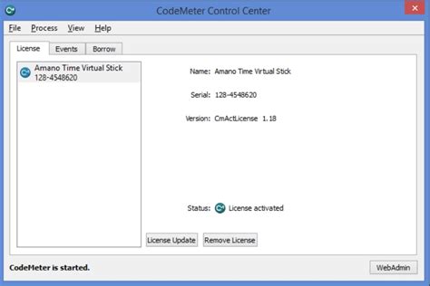 Image result for Codemetercc.exe CodeMeter Control Center