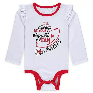 "Newborn & Infant WEAR by Erin Andrews Kansas City Chiefs Three-Piece ...