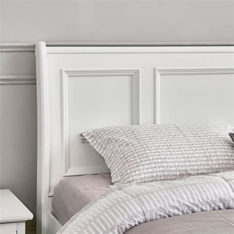 Buy Estate Alden Queen Bed with Hydraulic Storage - White from Home ...