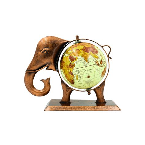 Elephant Globe Showpiece – Natriel