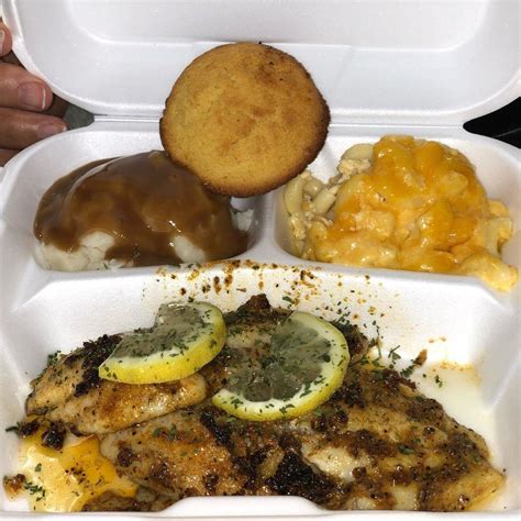 The Four Way Soul Food Restaurant menu in Memphis, Tennessee, USA