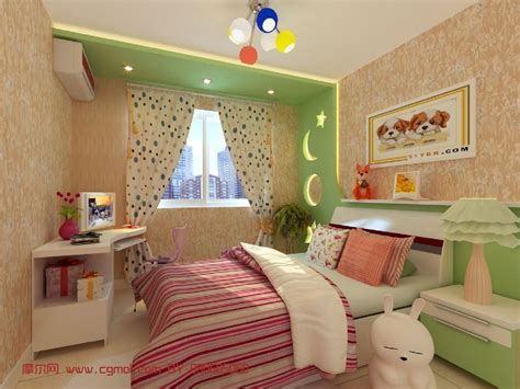 【儿童卧室设计图片】超可爱的儿童房装修效果图大全→MAIGOO图库