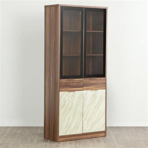 Buy Antonio 4-Door Book Cabinet - Brown from Home Centre at just INR ...