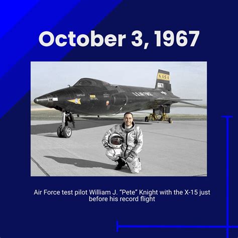 On this day in Aerospace History: On October 3, 1967, Capt. William J ...