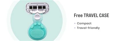 Sirona 5 Blade Mini Travel Cartridge Hair Removal Razor for Women with ...