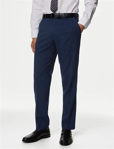Buy Regular Fit Suit Trousers at Marks & Spencer