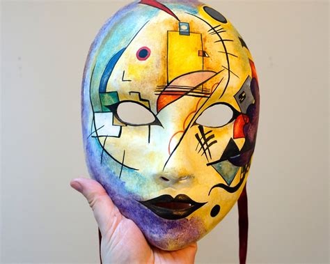 Full Face Venetian mask. Original traditional papier-mache. | Etsy