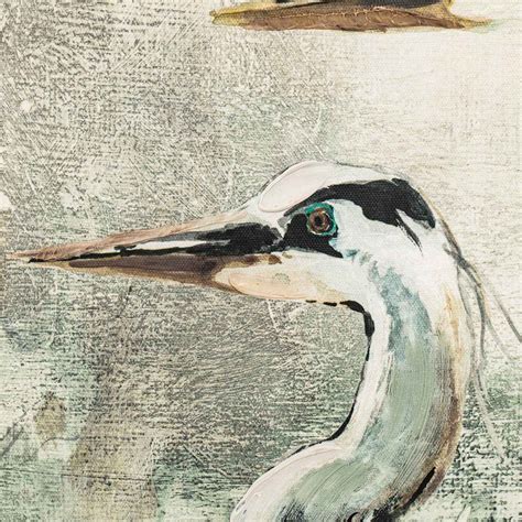 Heron Canvas Wall Art, 24" | At Home