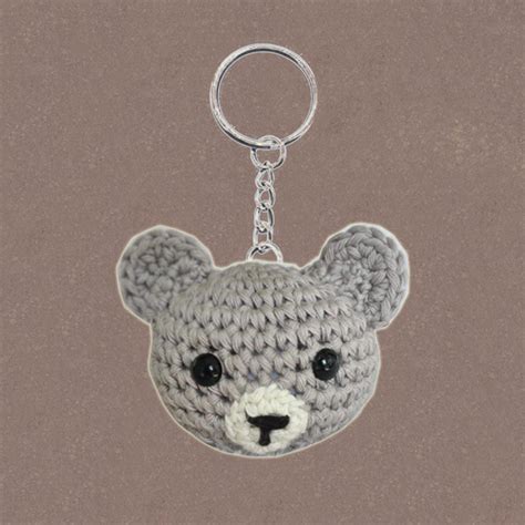 DIY Teddy Crochet Kit (grey) | Irisartlab – Iris Art Lab