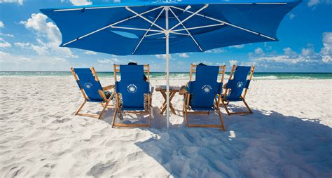 Beach Umbrellas And Chairs
