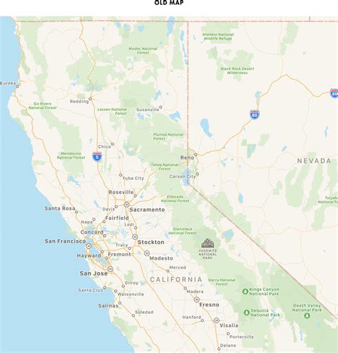 Image result for Google Maps California Map