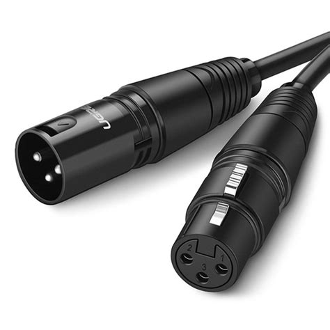 UGREEN 3m XLR Cable for Audio Mixer Amplifiers Cannon Plug Microphone ...