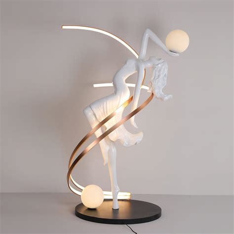 Misha Goddess Statue Floor Lamp - Docos