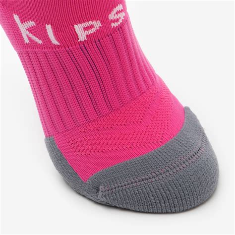 Kids' Football Socks Viralto - Blue/Pink