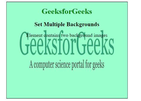 How to Set Multiple Background Images in CSS 的图像结果