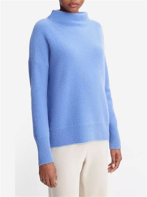 Vince Women's Plush Cashmere Funnel Neck Sweater – saintbernard.com