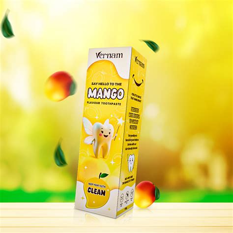 Mango Flavor Toothpaste – Vernam Iconic