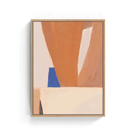 Buy Warm Earth Tones And Bold Geometric Shapes, Abstract Painting Wall ...
