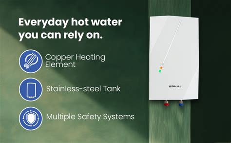 Buy Bajaj Flora 3 Litre Instant Vertical Water Heater | 3KW | Fire ...
