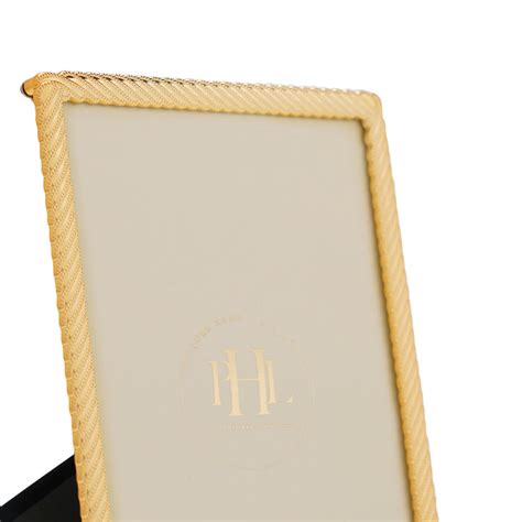 Shop Gold Plated Diagonal Twisted Metal Photo Frame - Medium - at Best ...