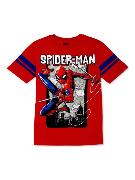 Marvel Spider-Man Boys 4-18 Out Of Frame Graphic Short Sleeve T-Shirt ...