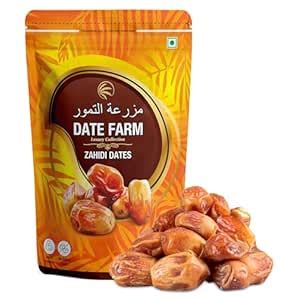 DATE FARM Zahidi Dates Luxury Wet Fresh Dates, 100% Natural, Boosts ...