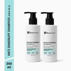 ayurneed Anti Dandruff Shampoo with Zinc Pyrithione, Salicylic Acid ...
