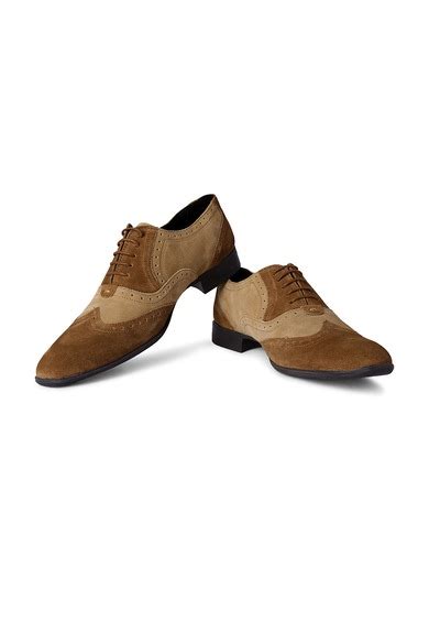 Buy Men Brown Lace Up Shoes Online - 32783 | Van Heusen