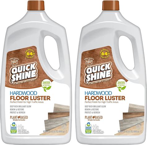 Amazon.com: Quick Shine Hardwood Floor Luster 64oz, 2Pk | Plant-Based ...