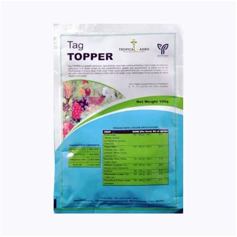 Buy Tag Topper Fertilizer for Optimal Crop Growth | Tropical Agro NPK 0 ...