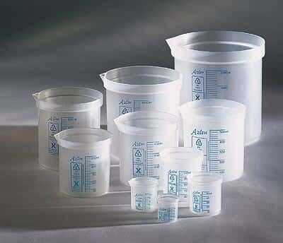Azlon 522085-1000 polypropylene "square ratio" beaker, 1000 mL from ...