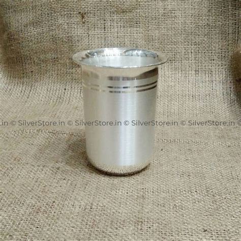 Silver Glass - Punjabi Lassi glass pattern - 990 Bis Hallmarked - pack ...