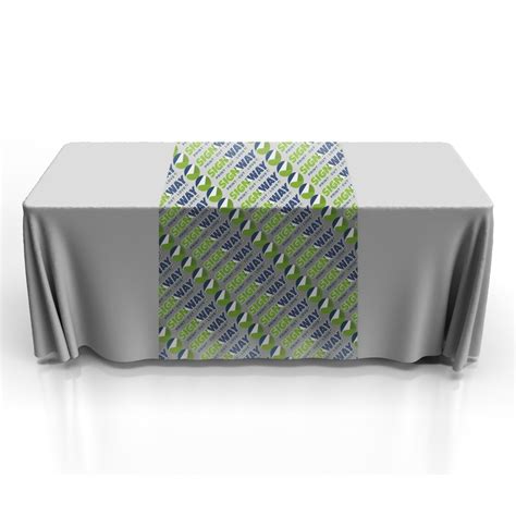 Custom Table Runner | For Trade Show Displays | SignWay