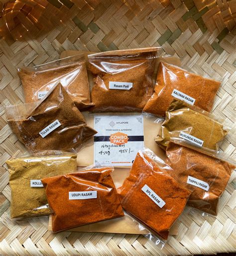 The Nava Rasam pack - Combo Pack - 450 gms total – Mylapore Kitchens