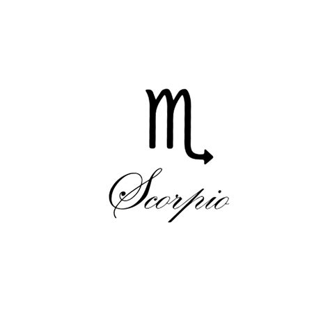 Scorpio Sign Tattoo With Stars