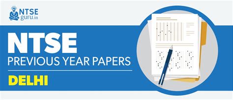 NTSE Previous Year Papers Delhi | NTSE Guru