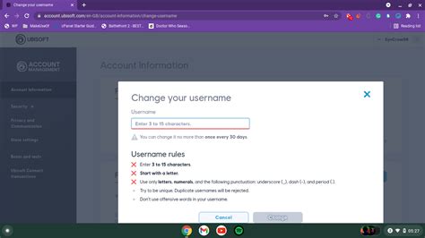 How to Change Your Ubisoft Account Name