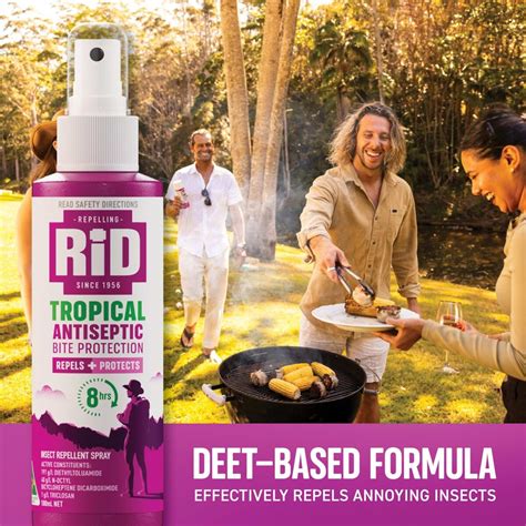 RID Tropical Antiseptic Bite Protection Insect Repellent Spray 100ml - Kmart NZ