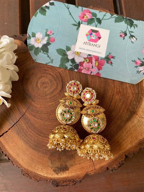 Sone Pe Suhaga Big Gold Jhumkas | Sone Pe Suhaga Collection – Attrangi