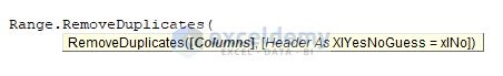 Image result for How to Remove Duplicates in Excel Using VBA