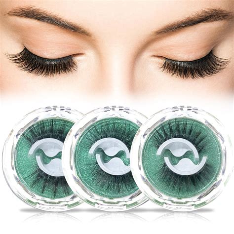 Amazon.com: False Lashes, Self Adhesive Eyelashes, Waterproof Fake ...