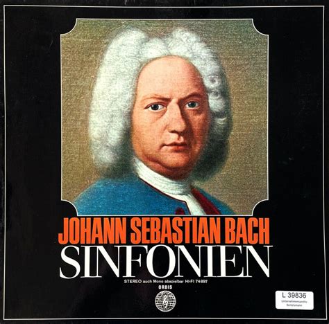 Helmut Winschermann. Deutsche Bachsolisten. Bach. Sinfonien ...