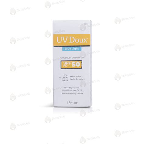 UV Doux anhydrous sunscreen gel SPF 50 by Sarin Skin – Sarinskin