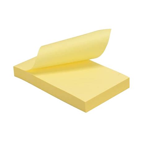 Deli EA00252 Yellow Sticky Notes | 3"x2" Size Self Adhesive Notes, 100 ...