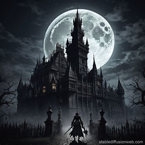 Bloodborne Gothic Horror Scene | Stable Diffusion Online