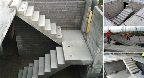 Precast Concrete Stairs Details | Precast Staircase Installation
