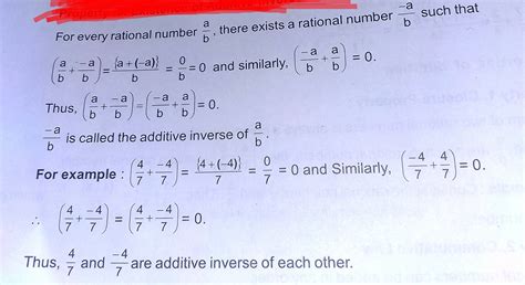 With the help of an example show that the sum of an integer and it's ...