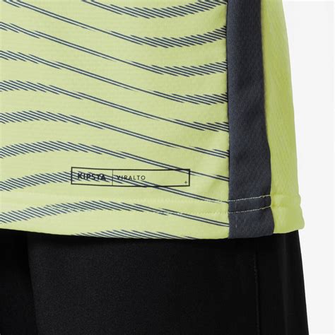 Kids' Short-Sleeved Football Shirt Viralto Ripples - Yellow/Black