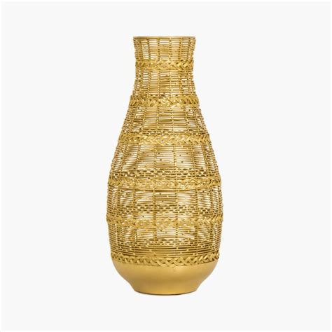 Buy Splendid Lumia Woven Textured Vase from Home Centre at just INR 1799.0