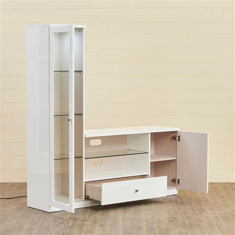 Buy Alps White Engineered Wood Wall TV Unit from Home Centre at just ...